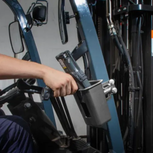Warehouse forklift mounts