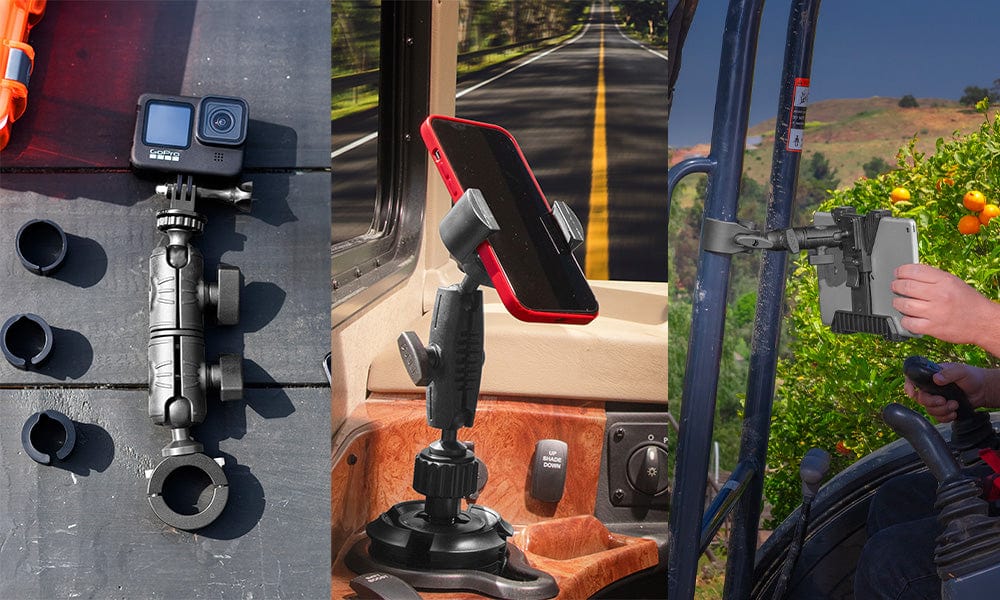 Professional vehicle mounting solution for tablet