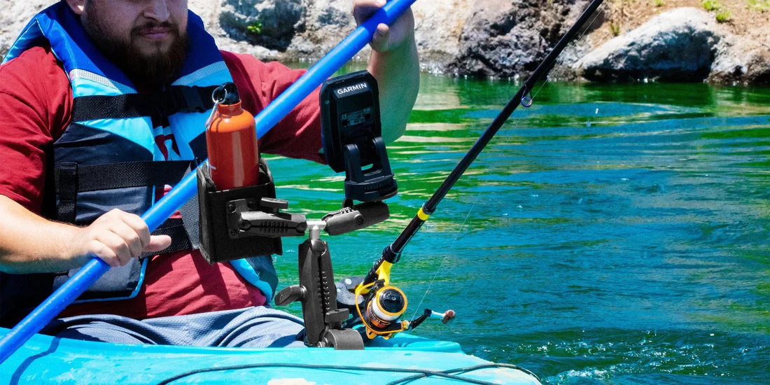 Marine and water sports device mounts for fishing and outdoor use