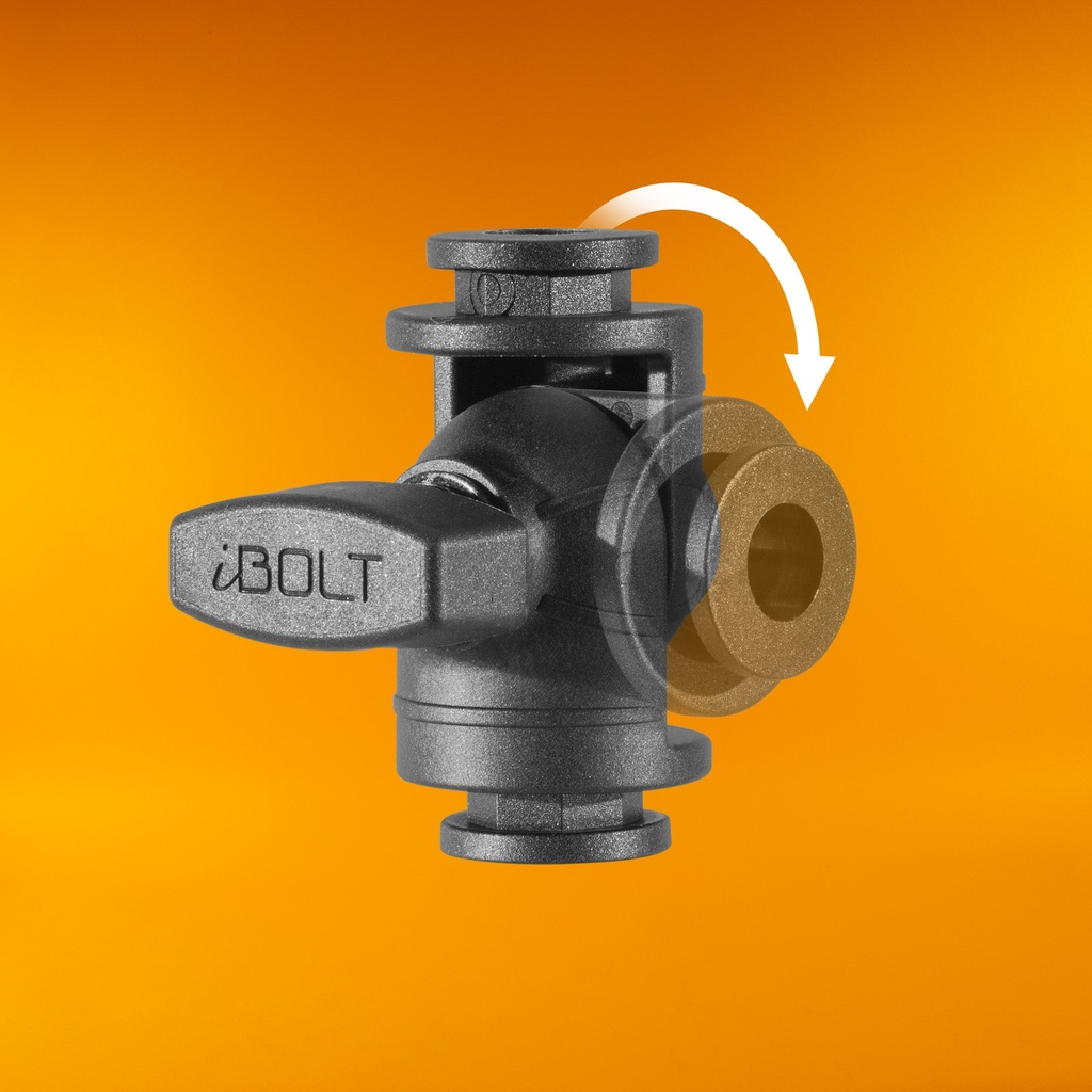 iBOLT Ratchet Elbow w/ iBOLT Knob