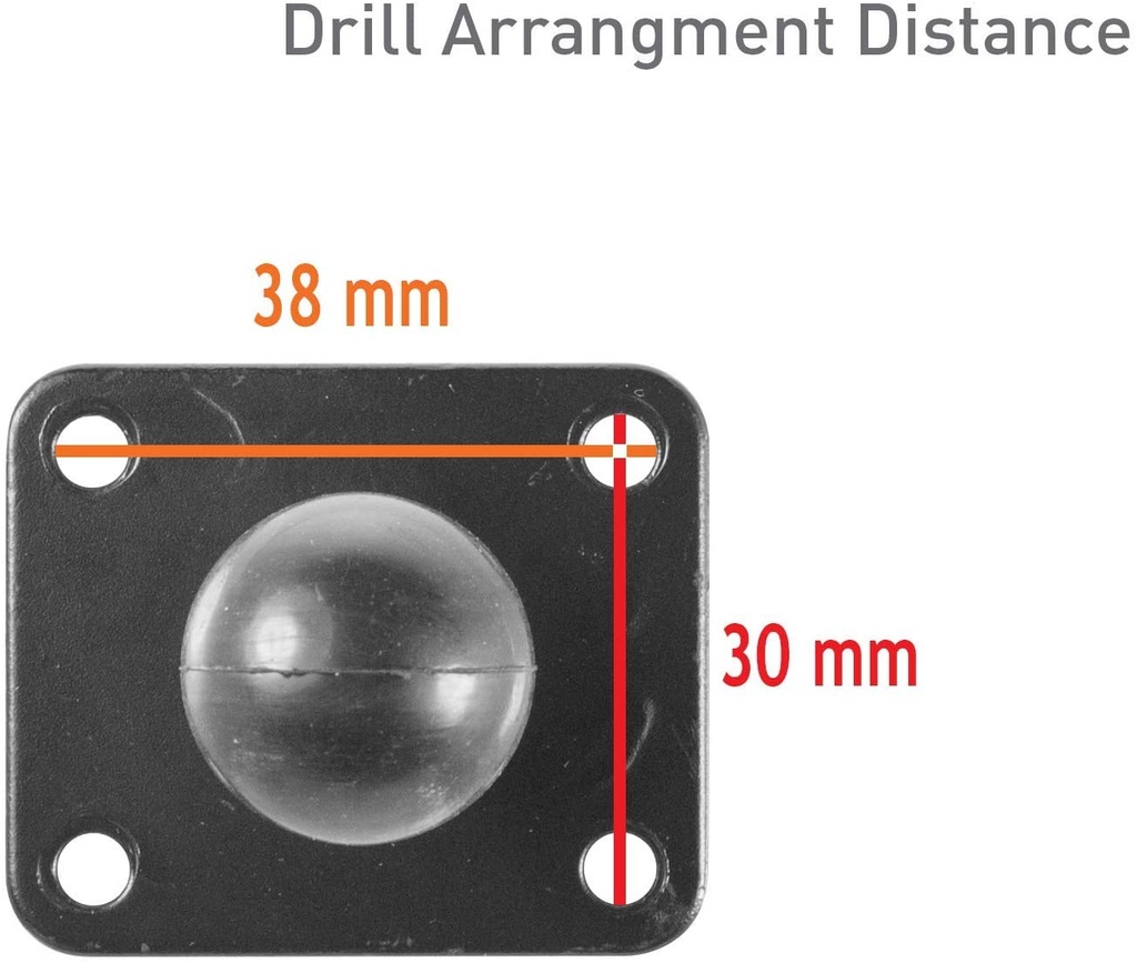 iBOLT 25mm Metal AMPS Adapter Plate