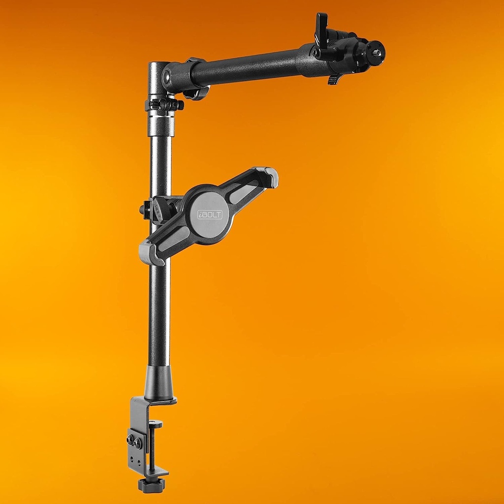 iBOLT Stream-Cast Overhead Camera Rig Desk Mount for DSLR Cameras for Top Down and Front Facing Photography