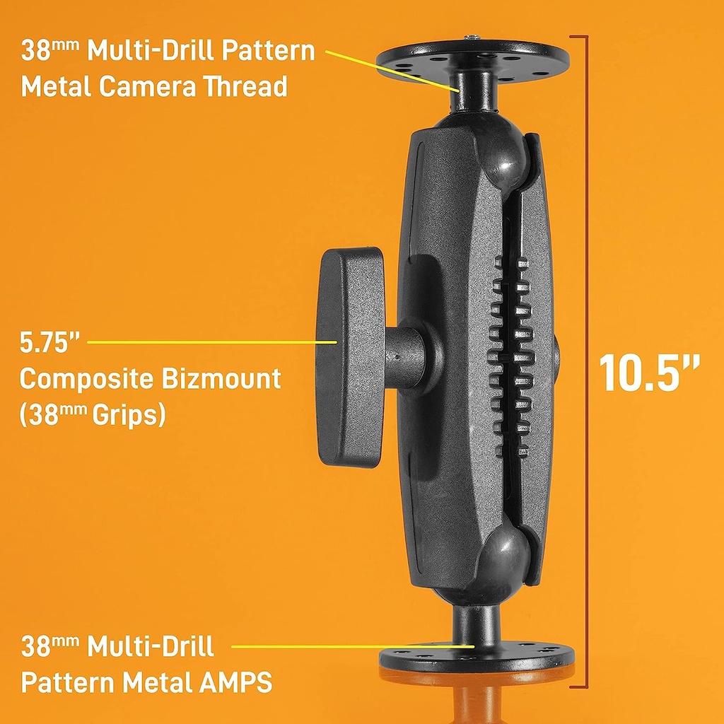 iBOLT 38mm / 1.5 inch Metal Circular AMPS to AMPS