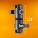 iBOLT 25mm Composite Octo Pattern Double Socket Swivel Arm