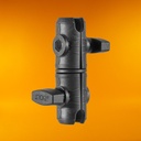 iBOLT 25mm Composite Octo Pattern Double Socket Swivel Arm