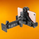 iBolt Phone Dockín Lock DynaMount AMPS w/ 4.25 inch Double Socket Arm Locking Drill Base Mount for Smartphones- Great for Trucks, ELDs, Wall Mounting, Sprinter Vans, etc.