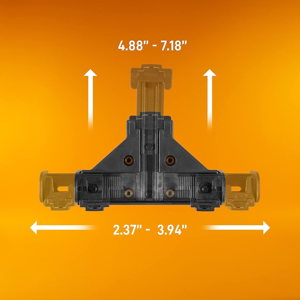 iBolt Phone Dockín Lock DynaMount AMPS w/ 4.25 inch Double Socket Arm Locking Drill Base Mount for Smartphones- Great for Trucks, ELDs, Wall Mounting, Sprinter Vans, etc.