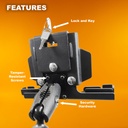 iBOLT TabDock Flexpro Fleet- Heavy Duty Metal Seat Rail Mount