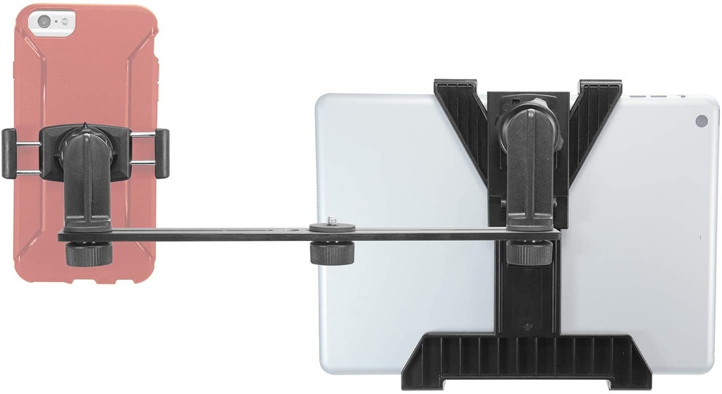 iBOLT 10 inch Tripod Camera Slider Bar with 3 Camera Screw 