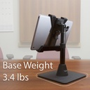 iBOLT TabStandPro - Heavy Duty Metal Weighted Base Table Mount 