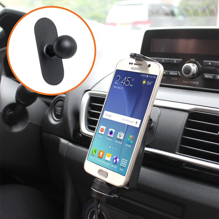 iBOLT mPro NFC Car Dock for Smartphones - Black