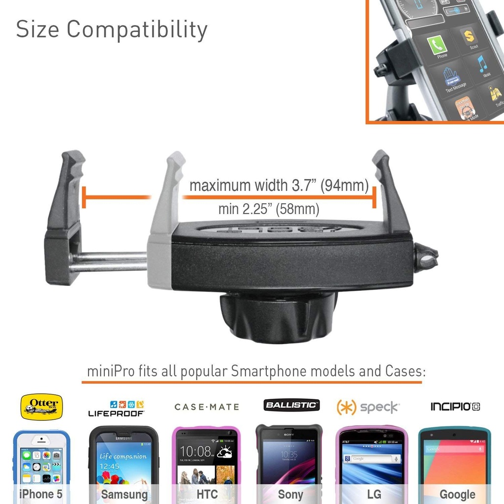 iBOLT miniPro Window/Dash car Mount