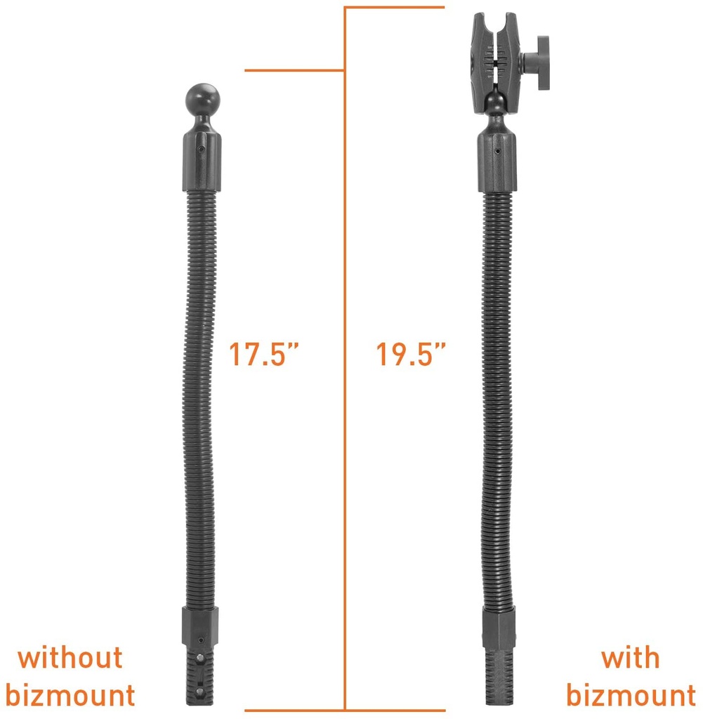 iBOLT 25mm Ball Flexpro Heavy Duty Seat Rail Mount