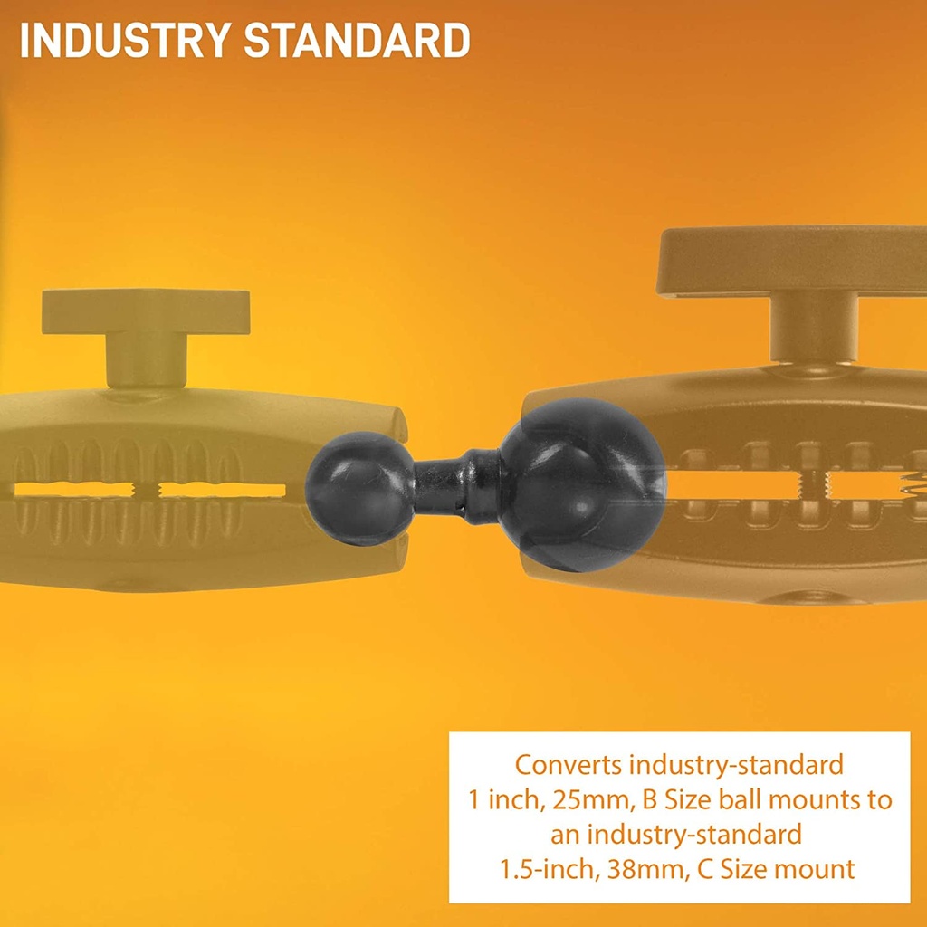 iBOLT 25mm Ball to 38mm Ball Adapter