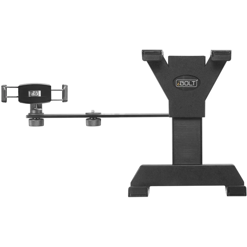 iBOLT 10 inch Tripod Camera Slider Bar with 3 Camera Screw