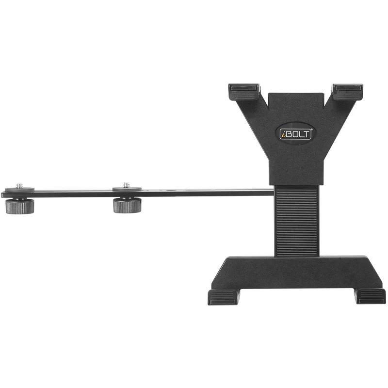 iBOLT 10 inch Tripod Camera Slider Bar with 3 Camera Screw & Holder