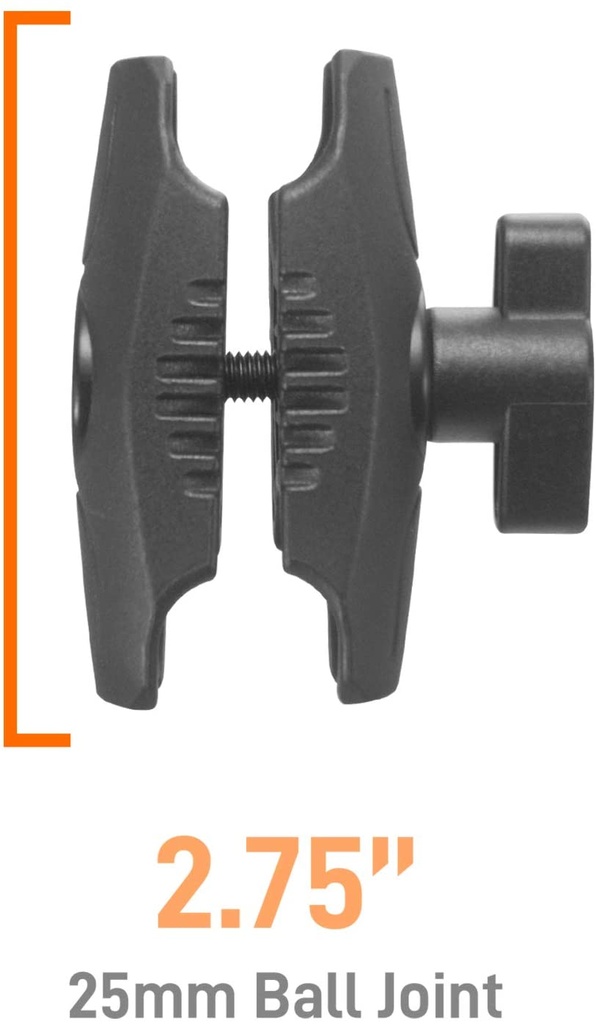 iBOLT 2.75 inch Shaft, 25mm Ball Adapter