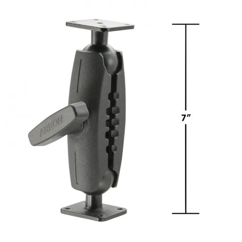 [PBM-55009] iBOLT 7" Schwerlast Metall AMPS Halterung - 38mm (1.5 Zoll) Ball kompatibel