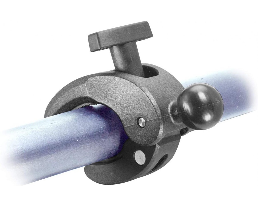 iBOLT 25mm / 1 inch Ball to Clamp Post / Pole / Handlebar Mount Base / Adapter