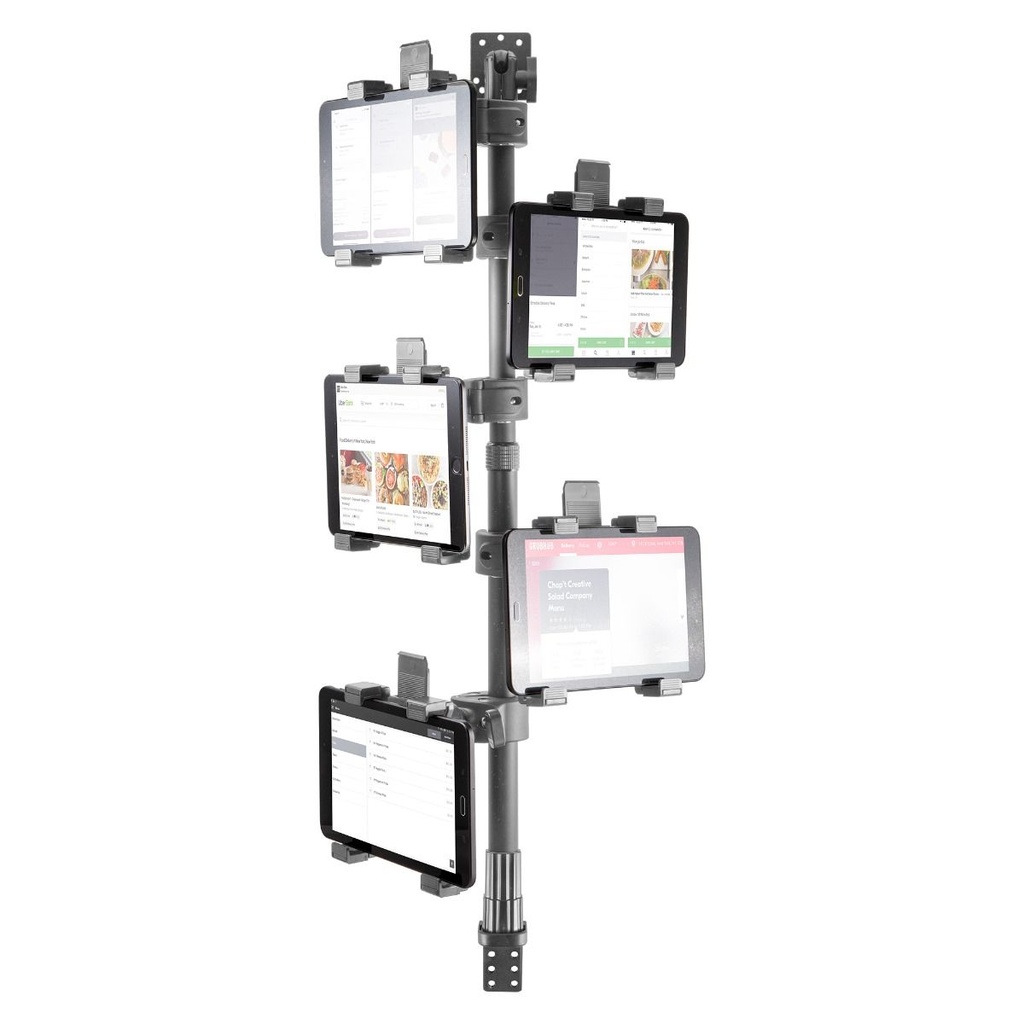 iBOLT TabDock Point of Purchase Wall Mount - with 5 Tablet Holders 