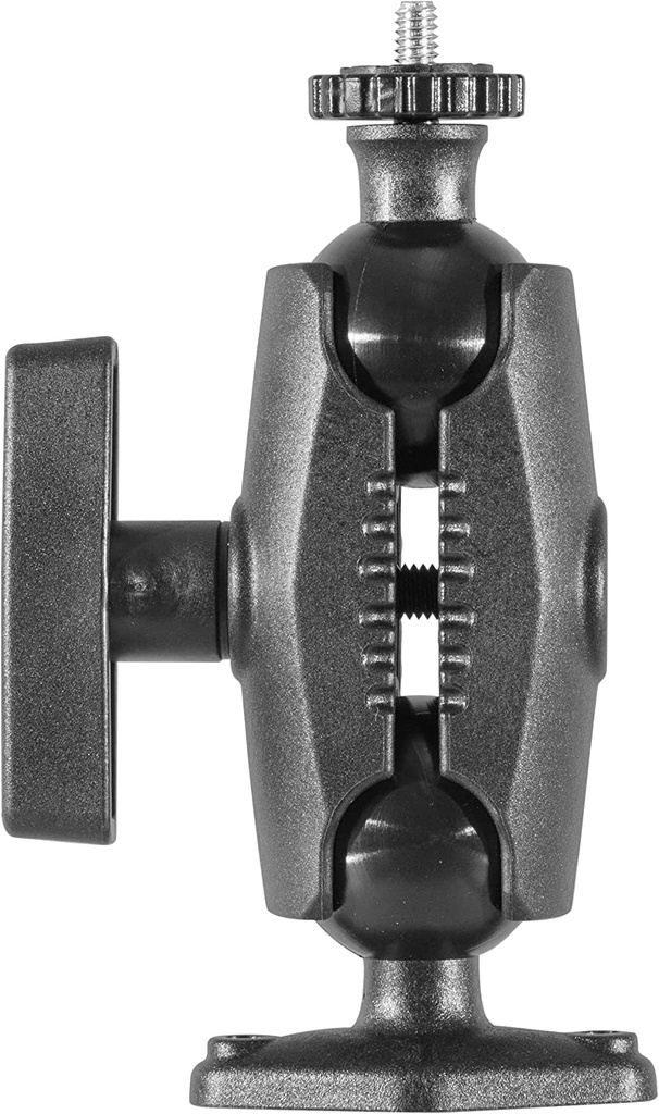 iBolt 38mm / 1.5 inch Composite Diamond AMPS Pattern to ¼ 20” Composite Camera Screw Dual Ball Mount