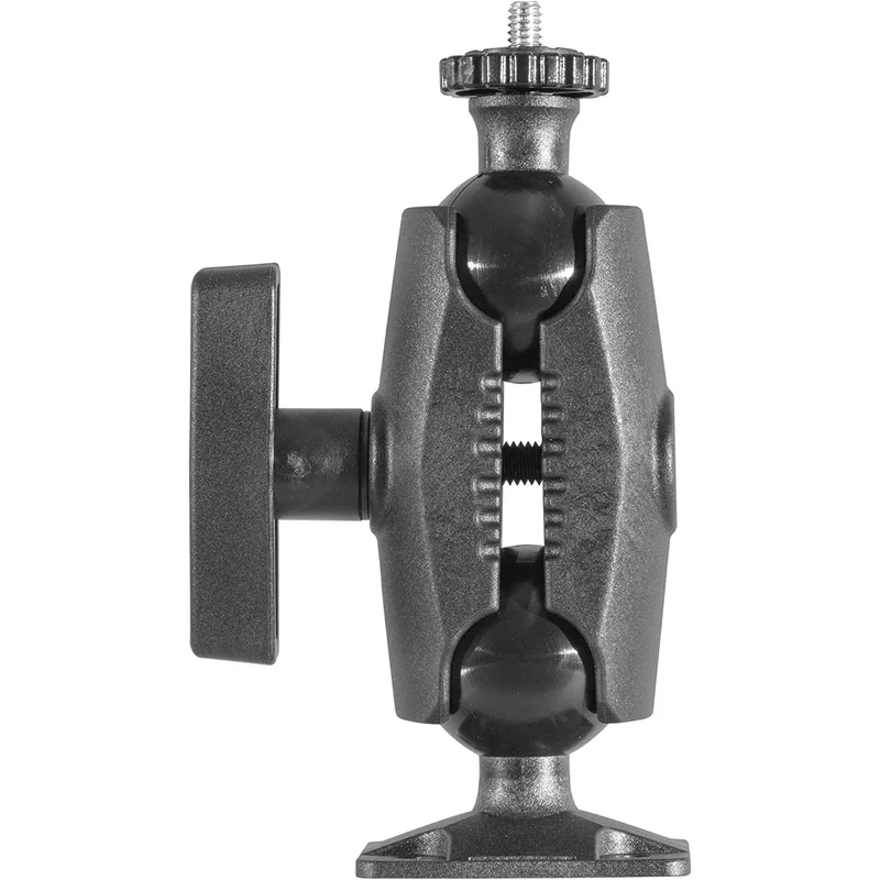[IBAMPS-34215] iBolt 38mm / 1,5 Zoll Komposit Rechteckiges AMPS Muster zu ¼ 20” Komposit Kameraschraube Dual Ball Mount