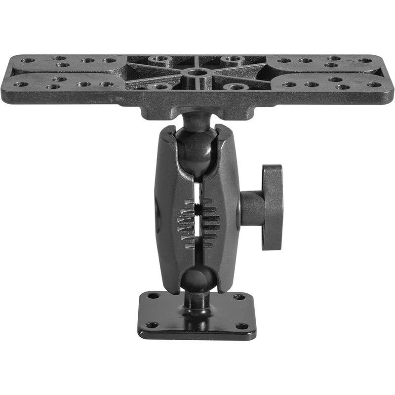 [IBAMPS-34220] iBOLT 25mm / 1 inch Composite Universal Marine Fish Finder to Metal AMPS 2.75 Dual Ball Mount