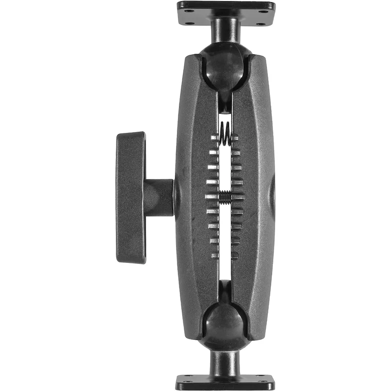 iBOLT 38mm / 1.5 inch Metal Rectangular AMPS to AMPS Drill Base Dual Ball Mount