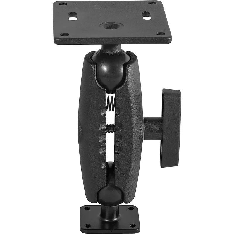 iBOLT 38mm / 1.5 inch Metal Rectangular AMPS Pattern to VESA 75 x 75 Dual Ball Mount for Monitors, displays, or tv‚Äôs