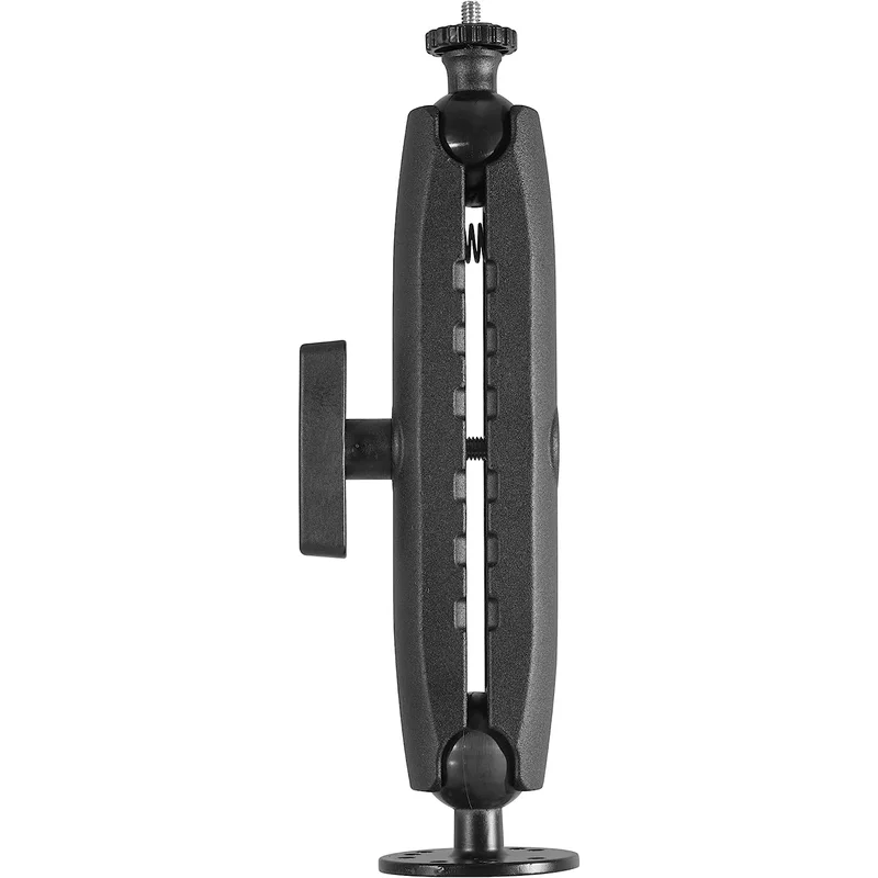 [IBAMPS-34268] iBolt 38mm / 1,5 Zoll Metallkreis AMPS-Muster zu ¼ 20” Verbundkamera-Schraube Dual Ball Mount - Mit einem 8,5-Zoll Metall 38mm Bizmount Arm