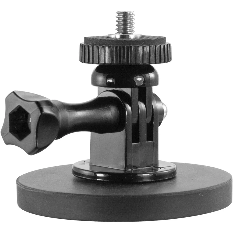 [IBCM-34610] iBOLT 88mm Diameter Magnetic Mount Base w/ 1/4 20 Camera Screw and Compatible with GoPro Adapter