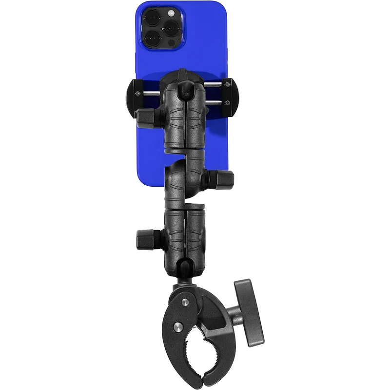 [IBWS-34753] iBOLT Moto-Vise DynaMount 360 Heavy Duty Phone Clamp / Handlebar / Rail Mount