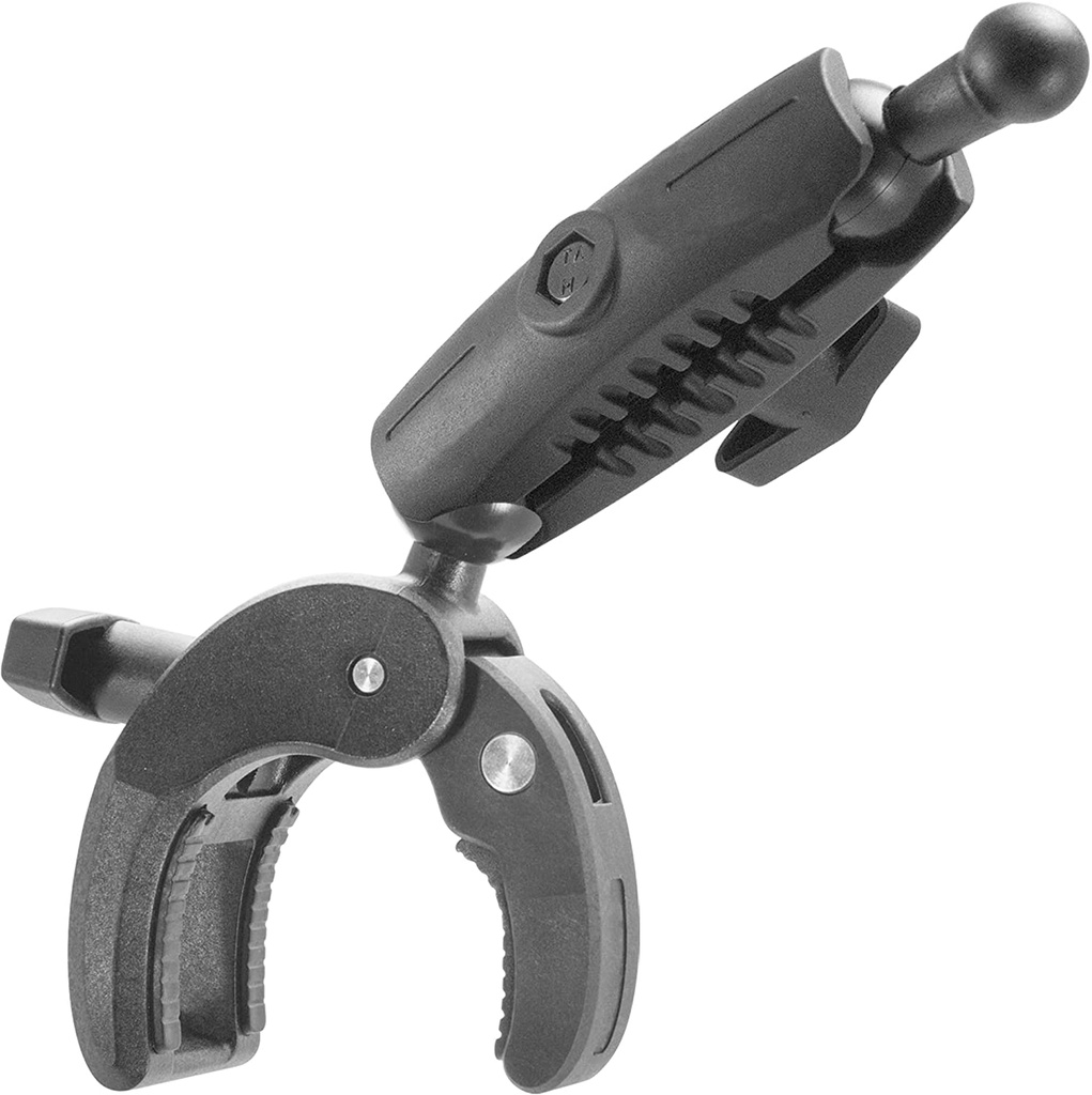 iBOLT 17mm Dual Ball Clamping Mount for Handlebars, Poles, Posts compatible w/ Garmin GPS Systems and iBOLT Phone Holders