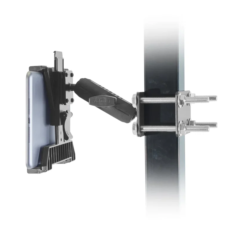 iBOLT TabDock Bizmount Säulenhalterung - Robuste Tablet-Halterung für Gabelstapler für Lagerfahrzeuge und 7-10 Zoll Tablets
