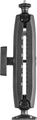 [IBAMPS-34265] iBolt 38mm / 1.5 inch Composite Rectangular AMPS Pattern to ¼ 20” Composite Camera Screw Dual Ball Mount